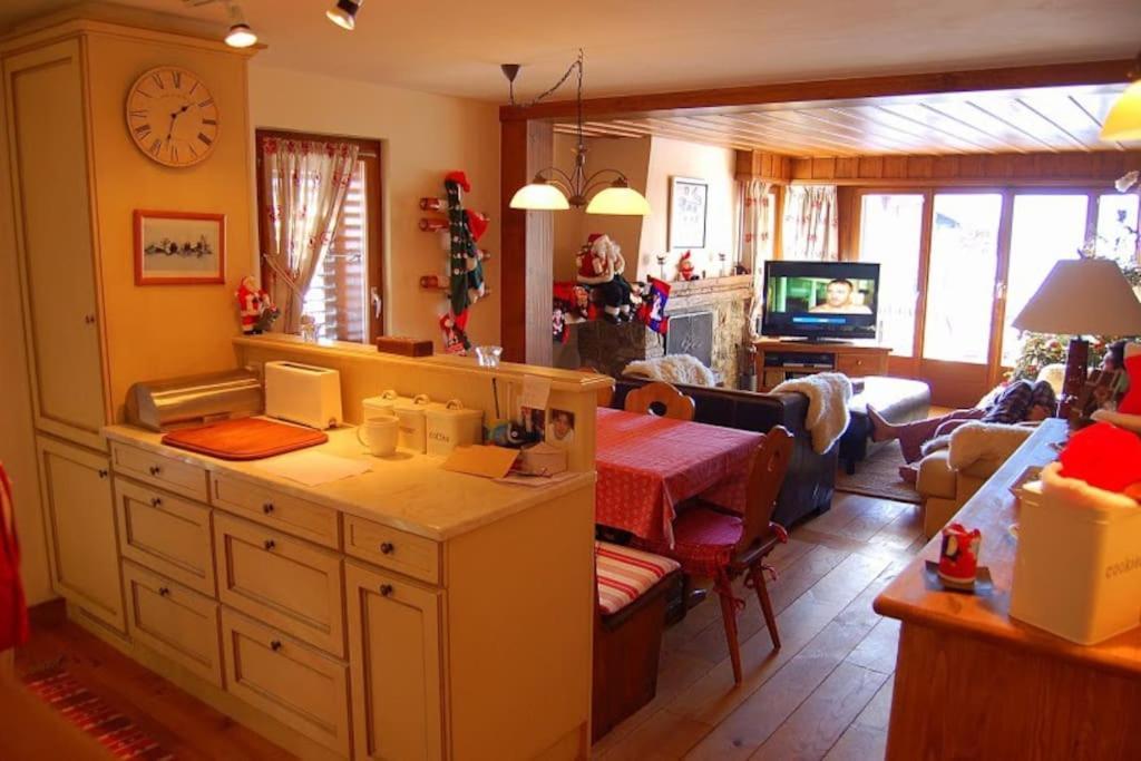 Ski-In, Chalet-Style Appt Central Verbier - 1 Min Walk To Lift Luaran gambar