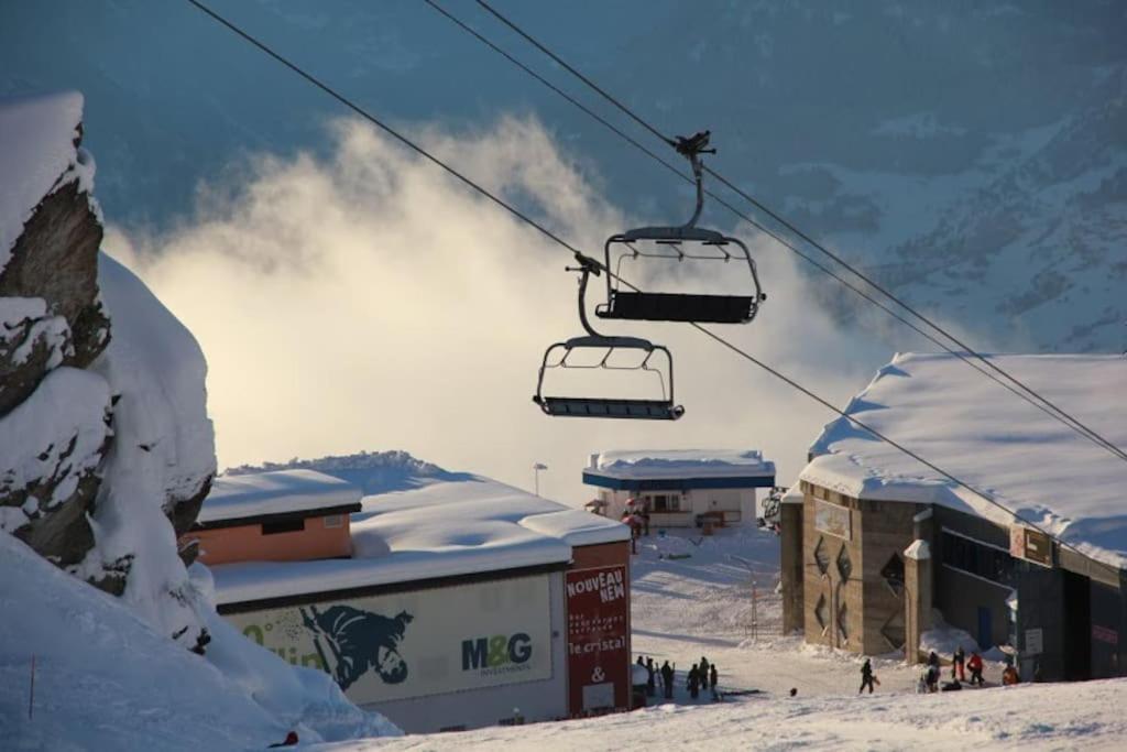 Ski-In, Chalet-Style Appt Central Verbier - 1 Min Walk To Lift Luaran gambar