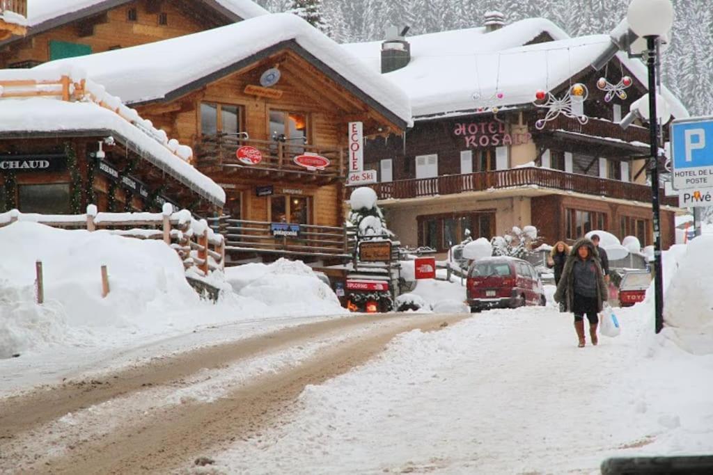 Ski-In, Chalet-Style Appt Central Verbier - 1 Min Walk To Lift Luaran gambar