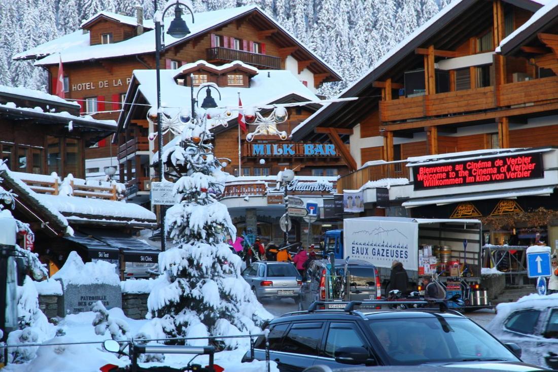 Ski-In, Chalet-Style Appt Central Verbier - 1 Min Walk To Lift Luaran gambar
