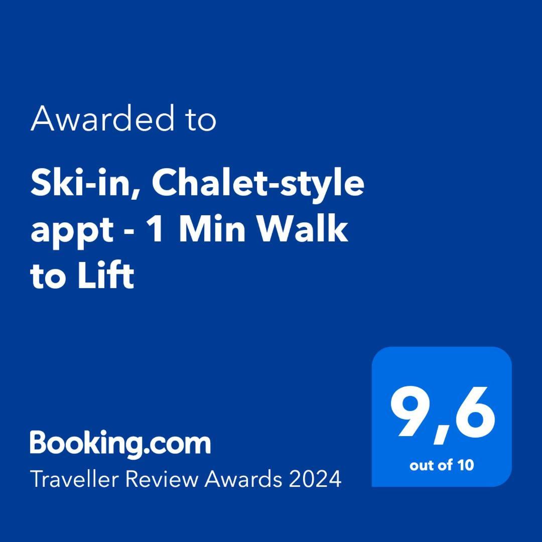 Ski-In, Chalet-Style Appt Central Verbier - 1 Min Walk To Lift Luaran gambar